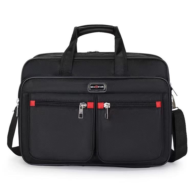 Manufacturer Wholesale Men's Large-Capacity Briefcase Business Trip Laptop Bag Portable Travel Bag Wear-Resistant Business Bag