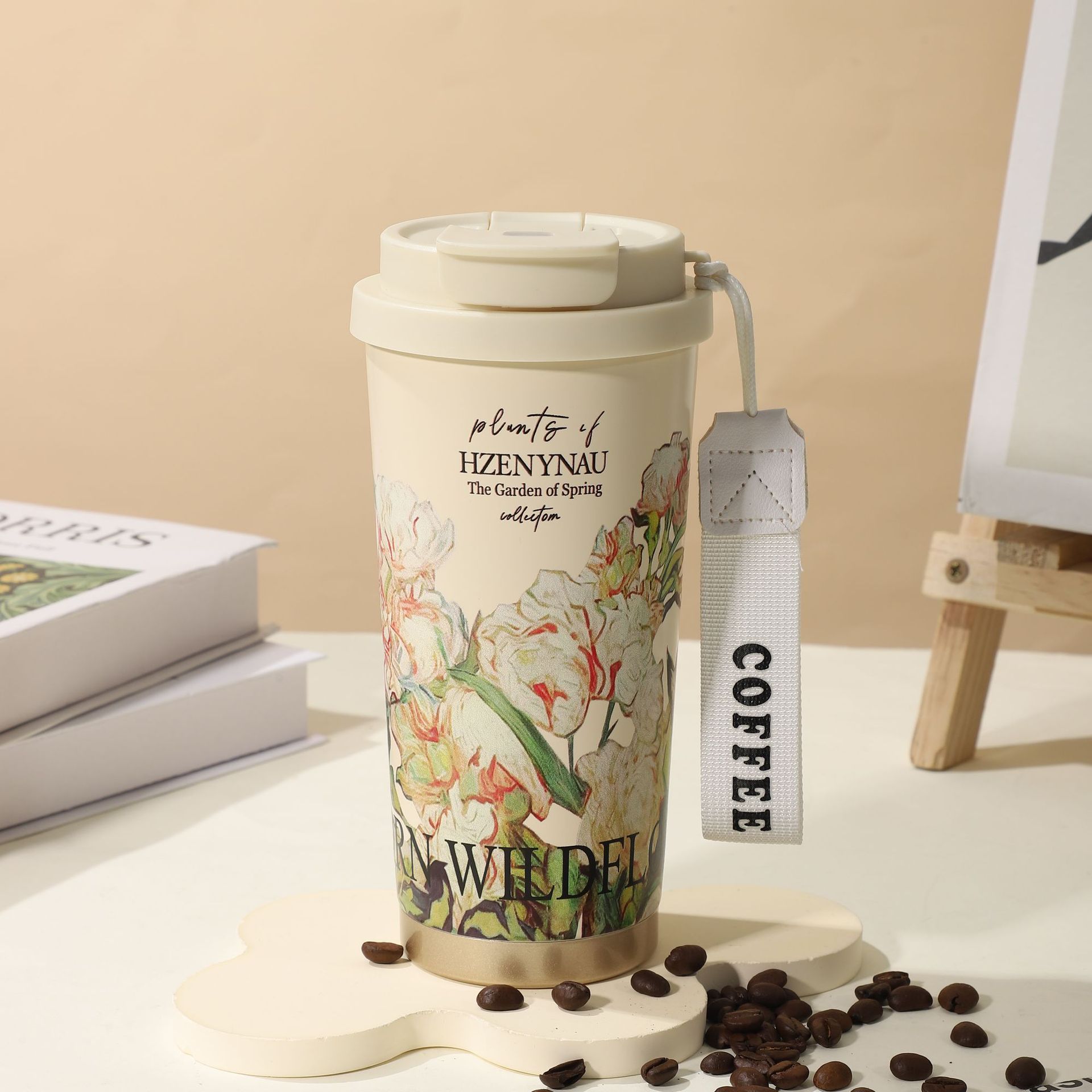 Summer Insulated Stainless Steel Water Cup, Thermos Cup, Coffee Cup, Double-Layer Car Cup, Smart Display Gift Cup, Customizable - Image 12