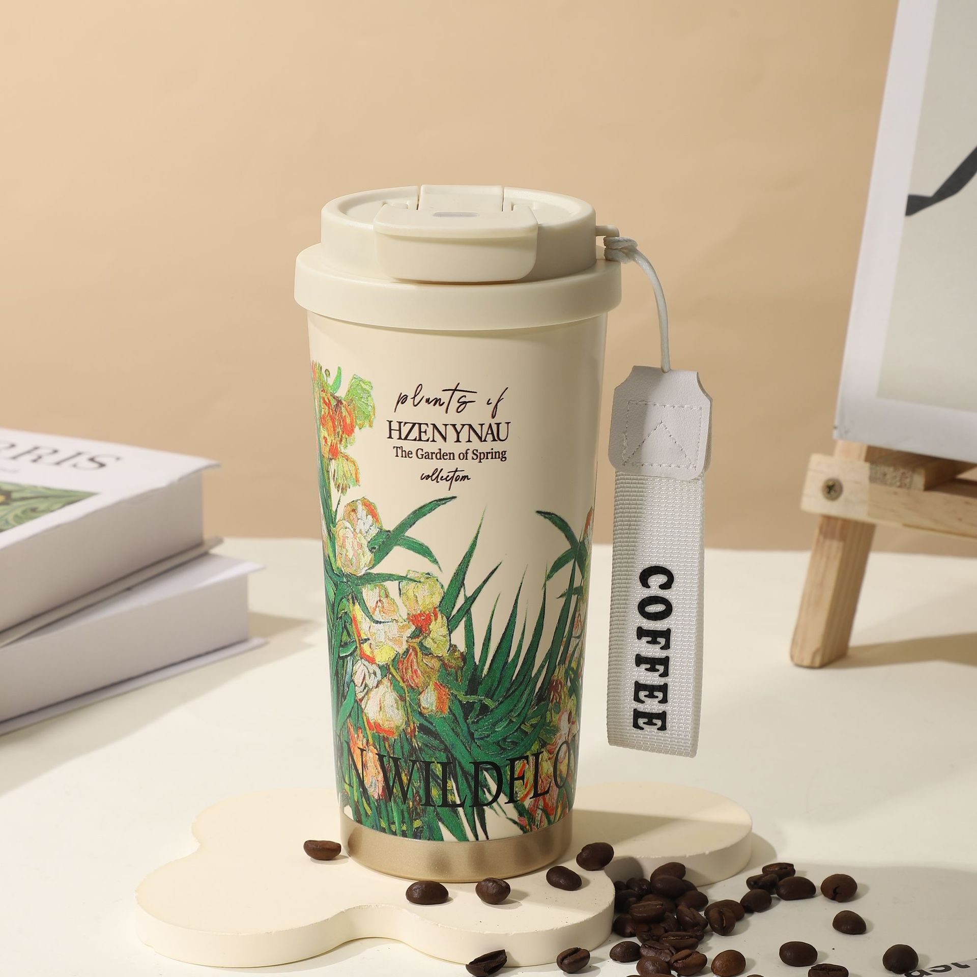 Summer Insulated Stainless Steel Water Cup, Thermos Cup, Coffee Cup, Double-Layer Car Cup, Smart Display Gift Cup, Customizable - Image 30