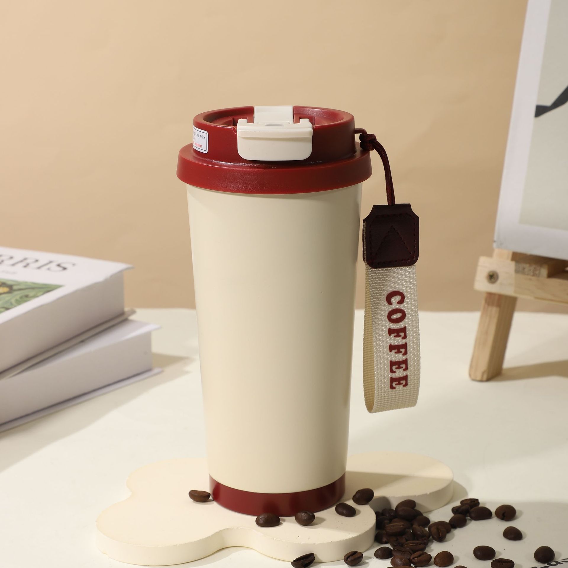 Summer Insulated Stainless Steel Water Cup, Thermos Cup, Coffee Cup, Double-Layer Car Cup, Smart Display Gift Cup, Customizable - Image 32