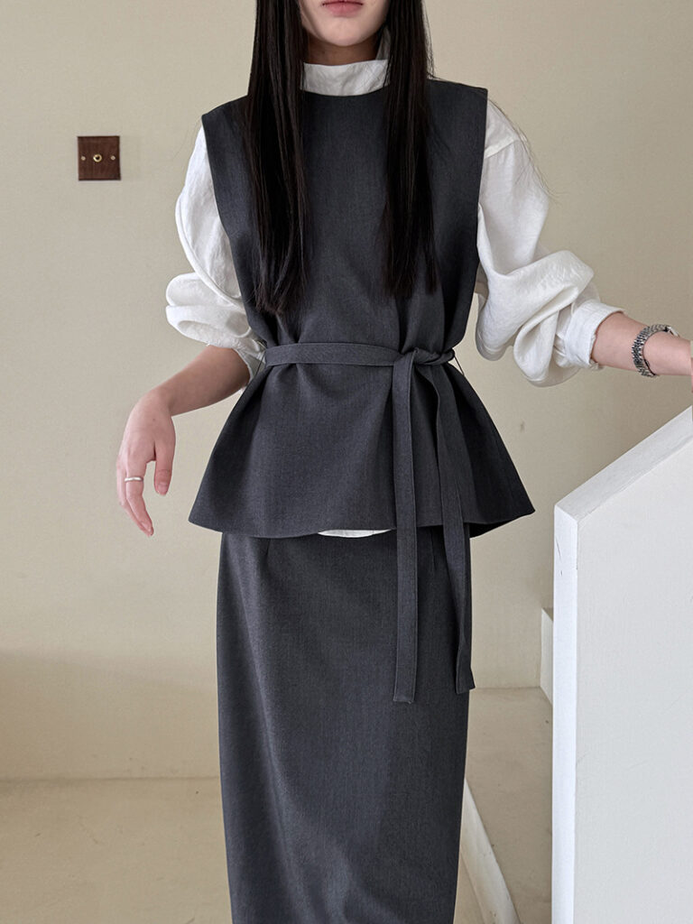 Lu Xi French Suit Vest Skirt Two-Piece Set for Women 2025 Autum New Elegant Light Mature Style Suit 3555